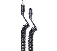 shiverpeaks ®-BASIC-S--Fiche jack 3,5mm stéréo sur prise jack 3,5mm stéréo, câble spiralé, 3,5m (BS30815-2.5)