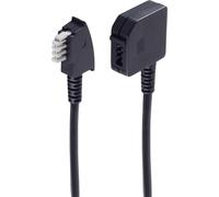 shiverpeaks ®-BASIC-S--Rallonge téléphonique, TAE N mâle sur TAE N femelle, 6 fils, 6,0m (BS70216-6/6)