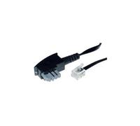 shiverpeaks BASIC-S Telefonkabel, schwarz, 10,0 m