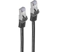 shiverpeaks BASIC-S U/FTP flat patch cable Cat. 6A 15,00 m noir
