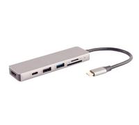 SHIVERPEAKS® Basic-S-USB-Dock-USB-C multiport Dockingstation, 6 en 1, HDMI, PD, Hub, SD Marque