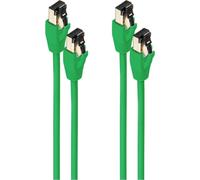 shiverpeaks BS08-41013-2 Câble réseau vert 0,5 m Cat8.1 F/FTP (FFTP) (BS08-41013-2)