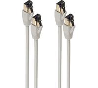 shiverpeaks BS08-41020-2 Câble réseau gris 1 m Cat8.1 F/FTP (FFTP) (BS08-41020-2)