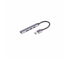 shiverpeaks BS13-50001 hub & concentrateur USB 3.2 Gen 1 (3.1 Gen 1) Type-A 5000 Mbit/s Aluminium, Noir