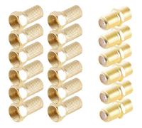 Shiverpeaks BS15-300014 Adaptateur BASIC-S SET, connecteur SAT-F et fiche F 6,7mm avec écrou large,