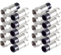 Shiverpeaks BS15-300314 F mâle compression Connexions: Fiche mâle F Diamètre de câble: 7 mm 10 pc(s)