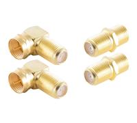 Shiverpeaks BS15-301014 Set connecteur F doré Connexions: Fiche mâle F, Prise