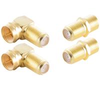 Shiverpeaks BS15-301014 Set connecteur F doré Connexions: Fiche mâle F, Prise femelle F, Fiche mâ