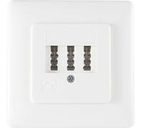 Shiverpeaks BS74051W Prise téléphone Téléphone encastré blanc