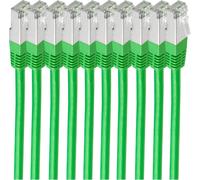 shiverpeaks BS75711-H0.25G-SET10 Câble réseau vert 0,25 m Cat6 S/FTP (S-STP) (BS75711-H0.25G-SET10)