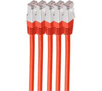 shiverpeaks BS75711-H0.25R-SET5 Câble réseau rouge 2 m Cat6 S/FTP (S-STP) (BS75711-H0.25R-SET5)