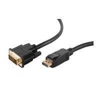 Displayport mâle 20p / DVI 24+1 mâle 2 m