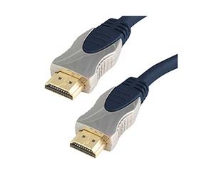 Shiverpeaks® Câble HDMI Haute Vitesse avec Ethernet, Contacts plaqués Or, 2 x ferrite, Ultra HD, 3D, 1,50 m