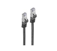 shiverpeaks Cable patch plat BASIC-S U/FTP, cat.7, 15,00 m Noir