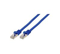 shiverpeaks Cable patch plat BASIC-S U/FTP, cat.7, 3,00 m Bleu