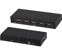 shiverpeaks®--HDMI Switch, 5x IN 1x OUT, 4K2K, 3D, boîtier métal, VER1.4
