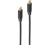 shiverpeaks PRO Série II Câble de connexion USB 3.1 C, type C mâle vers type C mâle, 2,0m (BS20-70035)
