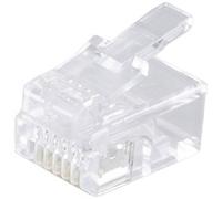 Shiverpeaks Réseau Shiverpeaks BASIC-S fiche modulaire RJ12 6 pôles, 6 contacts occupés, contacts dorés VE 10 BS72050-10 mâle