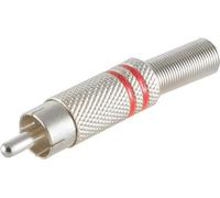 ShiverPeaks S/CONN maximum connectivity Fiche RCA métal 6mm, rouge (52000-R)
