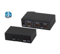 shiverpeaks professional switch hdmi, 2 entrées, 1 sortie noir