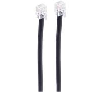 Shiverpeaks téléphone (analogique) Câble de raccordement [1x RJ12 mâle 6P6C - 1x RJ12 mâle 6P6C] 10 m noir