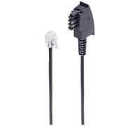 Shiverpeaks téléphone (analogique) Câble de raccordement [1x TAE F mâle - 1x RJ11 mâle 6P4C] 15 m noir