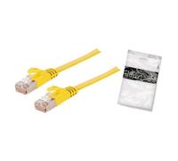 shiverpeaks U/FTP, Cat.7, slim, 1.0m câble de réseau Jaune 1 m Cat7 U/FTP (STP)