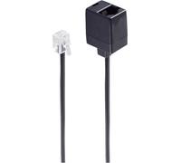 Shiverpeaks Western Rallonge [1x RJ11 mâle 6P4C - 1x RJ11 femelle 6P4C] 10 m noir