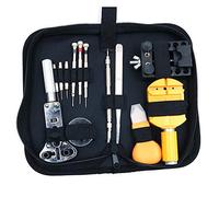 Shiwaki 13 Kits Kit de réparation de Montre ouvre-bo?Tier de Montre Outils de réparation de Barre de Ressort Outils de Broche de Lien de Bande de Montre étui de Transport