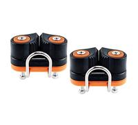 Shiwaki 2 Pcs 2 Rangées Voilier Came Taquet Entrée Rapide Taquet Coinceur Kayak Ancre Taquet Coinceur