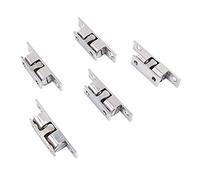 Shiwaki 5 pcs Ball Catch Nickelé Réglable Double Boule De Tension Rouleau Catch Loquet Quincaillerie pour Armoire Placard Meubles Porte (70 MM)