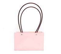 Shiwaki 5pcs Kraft Paper Flower Gift Bags Bouquet Bags Box Waterproof Brown Paper Carrier Bags with Handle Tote Bags for Birthday Wedding Party Favors - Rose