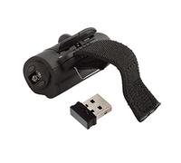 Shiwaki Bluetooth Souris sans Fil Optique Handheld Doigt Bague Mouse USB Mini Souris - Noir