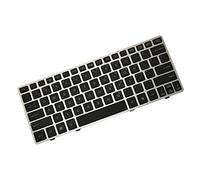 Shiwaki Clavier pour HP Elitebook 2560p 2570 2570P Anglais Ordinateur Remplace Portable Ergonomique et Silencieux