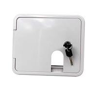 Shiwaki Couvercle Carré De Trappe De Câble d'alimentation électrique en Plastique ABS avec Clés De Verrouillage