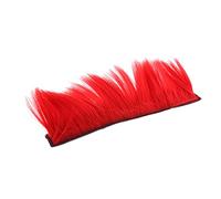 Shiwaki Crête Perruque Décoration Casque de Moto - Rouge, 300 mm