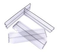 Shiwaki Lot de 2 séparateurs de tiroir, organiseur de tiroir d'extension pour chaussettes, sous-vêtements, maquillage, peut aider à ranger la cuisine, la chambre à coucher