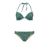 Shiwi Bikini 'LUCA' bleu nuit / pétrole / abricot, Taille XL