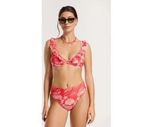 Shiwi Bobby Bikini Set Beach Day Red Hibiscus Beach Day Taille: 42 | Bikinis Outlet | Femme | Rouge