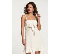 Shiwi Bora-bora Dress Mousseline Waffle Jet Stream White Taille: S | Robes Mini Outlet | Femme | Blanche