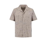 Shiwi Chemise 'Vic' beige / bleu / noir / blanc cassé, Taille XXL