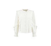 Shiwi Eliza Blouse Ornamental Jacquard White Ornamental Jacquard Taille: XL | Manches longues Outlet | Femme | Blanche