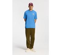 Shiwi Finn Relaxed Fit Unwind Text T-shirt Blue Fields Taille: M | T-shirts avec imprimés Outlet | Homme | Bleu