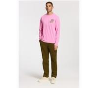 Shiwi Jude Regular Fit Off The Grid Longsleeve Pink Dusk Taille: L | Manches longues Outlet | Homme | Rose