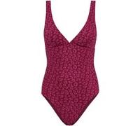 Shiwi Ladies Amy Swimsuit Java Leopard Structure Grapejuice Purple Taille: 34 | Maillots une pièce Outlet | Femme | Mauve