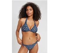 Shiwi Ladies Leopard Spot Bibi Trangle Top Poseidon Blue Taille: 36 | Outlet | Femme | Bleu