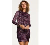Shiwi Ladies Mendoza Velvet Dress Ditsy Flower Wine Purple Daisy Taille: M | Robes Mini Outlet | Femme | Mauve