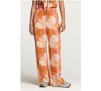 Shiwi Ladies Monaco Trousers Block Palm Iced Strawberry Pink Taille: XS | Évasés pantalons Outlet | Femme | Rose