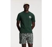Shiwi Liam Regular T-shirt Like Locals Do Green Leaf Taille: XL | T-shirts avec imprimés Outlet | Homme | Vert