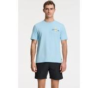 Shiwi Liam Regular T-shirt Paradise Blue Sky Taille: S | T-shirts avec imprimés Outlet | Homme | Bleu